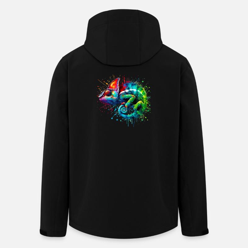 Caméléon - Veste softshell homme en polyester recyclé Stanley/Stella - noir