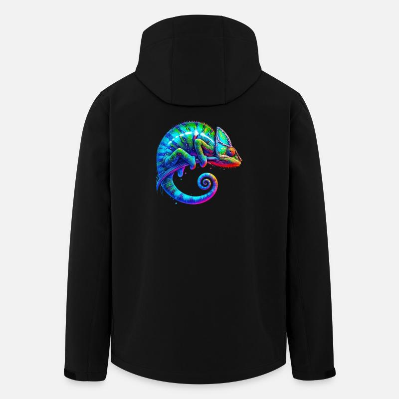 Caméléon - Veste softshell homme en polyester recyclé Stanley/Stella - noir