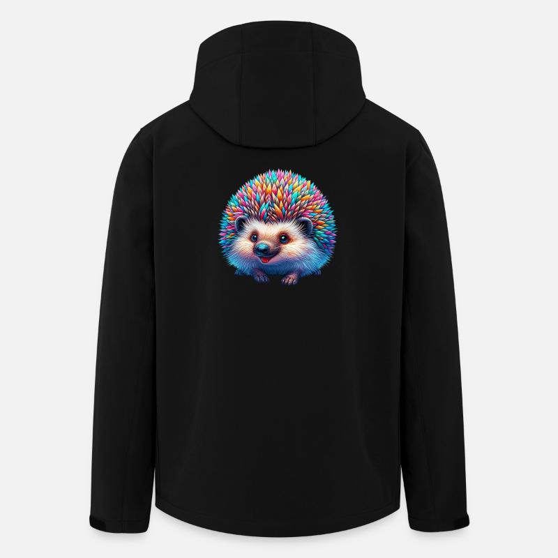 Igel - Recycelte Männer Softshell-Jacke von Stanley/Stella - Schwarz