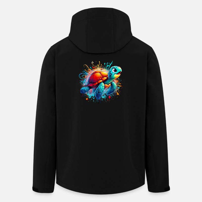 Tartaruga - Giacca softshell riciclata Uomo Stanley/Stella Discoverer - nero