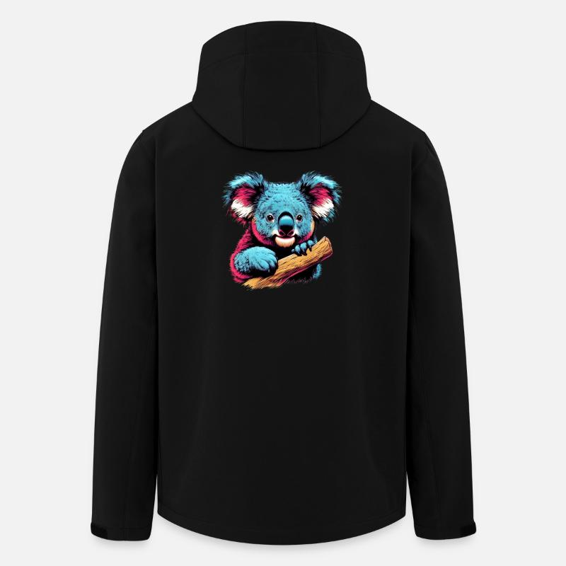 Koala - Men’s Recycled Softshell Jacket by Stanley/Stella - black