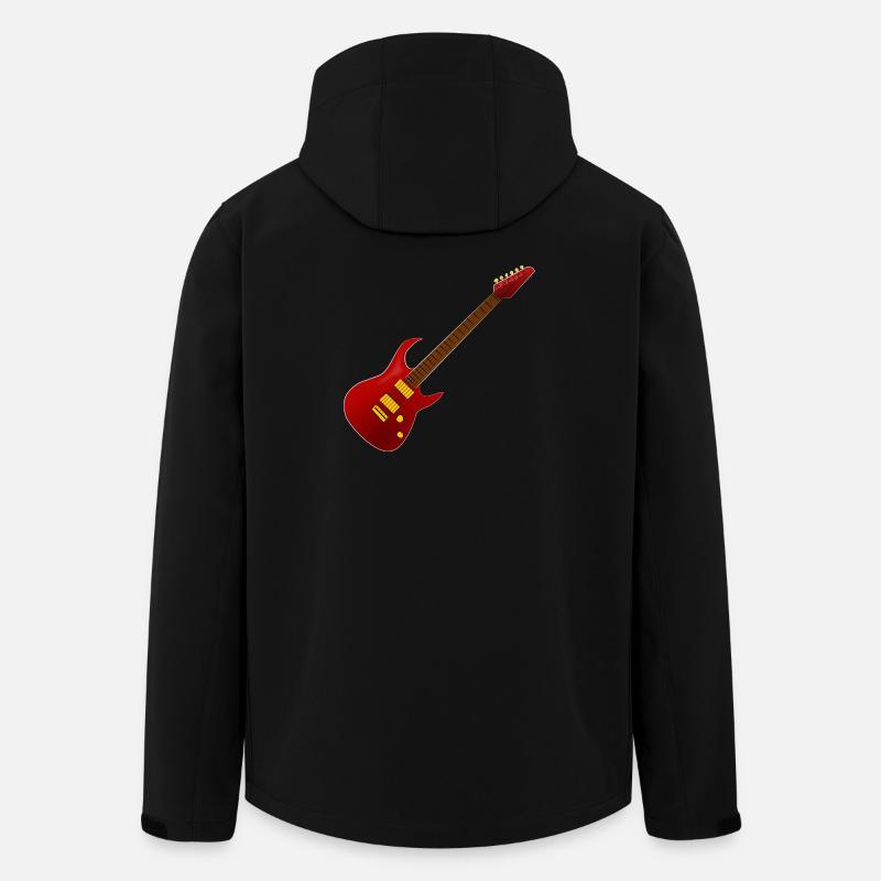 Gitarre musiker - Recycelte Männer Softshell-Jacke von Stanley/Stella - Schwarz