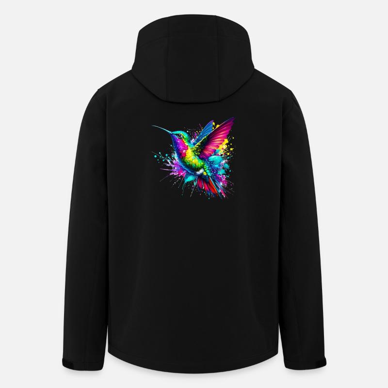 Hummingbird - Men’s Recycled Softshell Jacket by Stanley/Stella - black