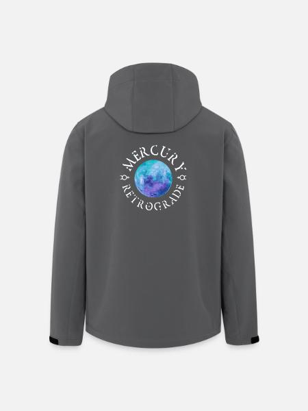 Mercury Retrograde White - Recycelte Männer Softshell-Jacke von Stanley/Stella - Schwarz