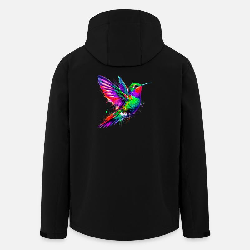 Hummingbird - Men’s Recycled Softshell Jacket by Stanley/Stella - black