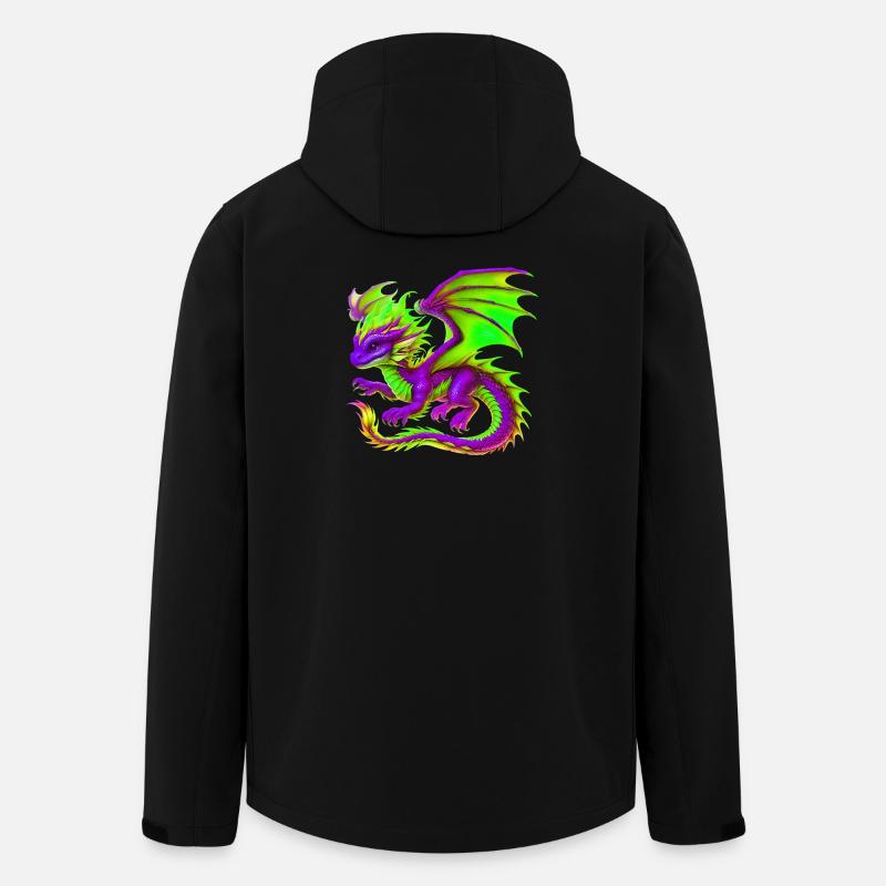 Dragon - Men’s Recycled Softshell Jacket by Stanley/Stella - black