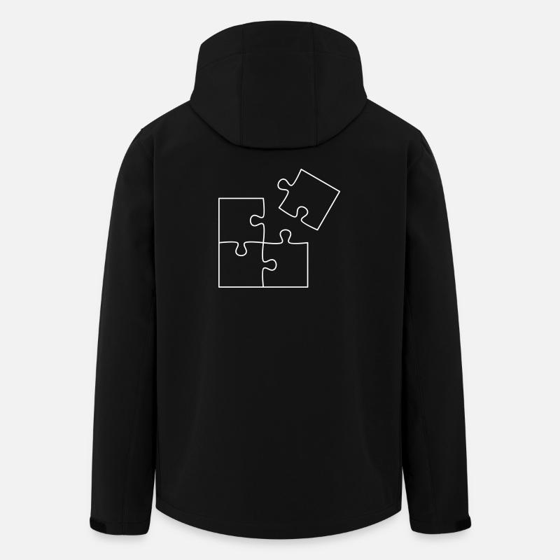 Puzzle - Men’s Recycled Softshell Jacket by Stanley/Stella - black