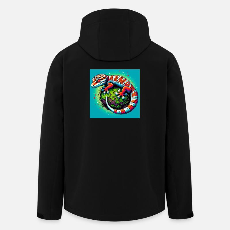 Gecko - Men’s Recycled Softshell Jacket by Stanley/Stella - black