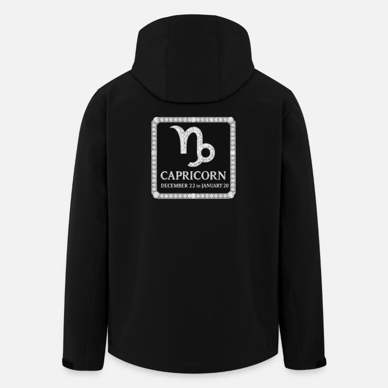 Sternzeichen Steinbock - Recycelte Männer Softshell-Jacke von Stanley/Stella - Schwarz