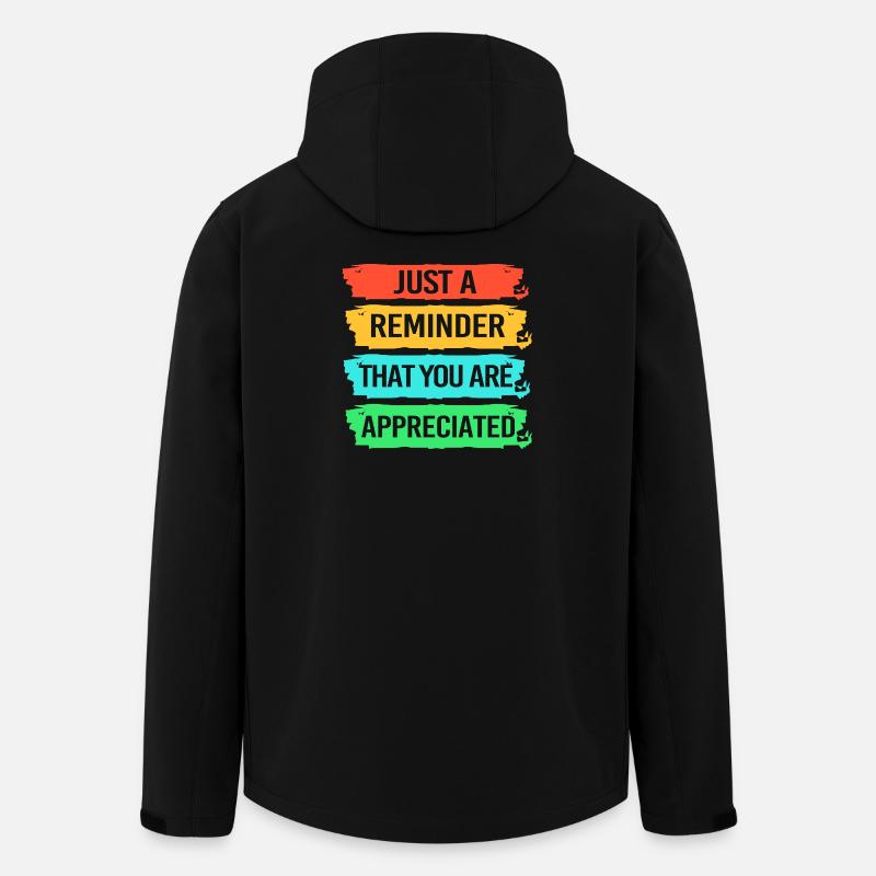 Mitarbeiter der Woche Mitarbeiter des Monats - Recycelte Männer Softshell-Jacke von Stanley/Stella - Schwarz