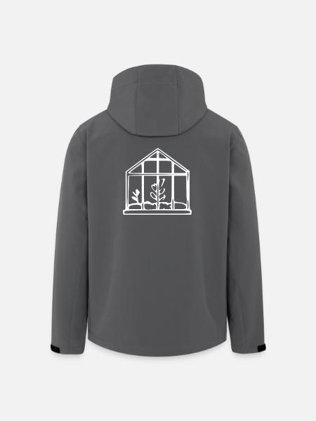 Gewächshaus Garten Gärtner Geschenk - Recycelte Männer Softshell-Jacke von Stanley/Stella - Schwarz