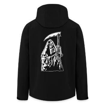 Horreur Mort Faux Scary Squelette Cadeau d’Halloween - Veste softshell homme en polyester recyclé Stanley/Stella - noir - Dos - AI Model Male 185 light (185cm)