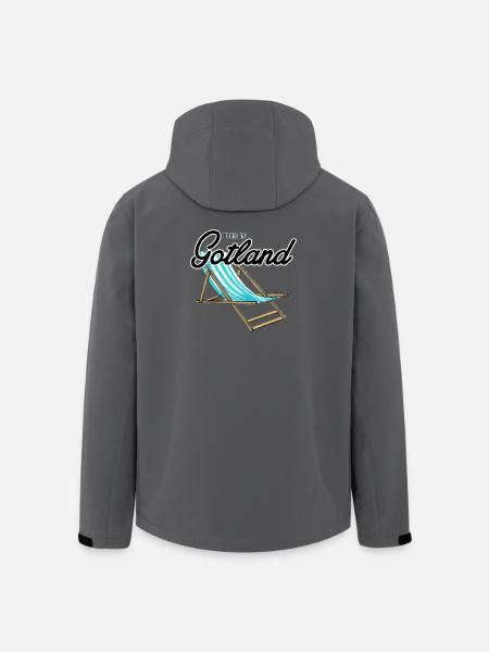 This is Gotland Beach Chair - Men’s Recycled Softshell Jacket by Stanley/Stella - black