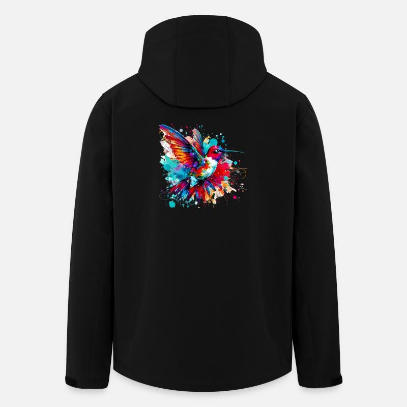 Colibri - Veste softshell homme en polyester recyclé Stanley/Stella - noir