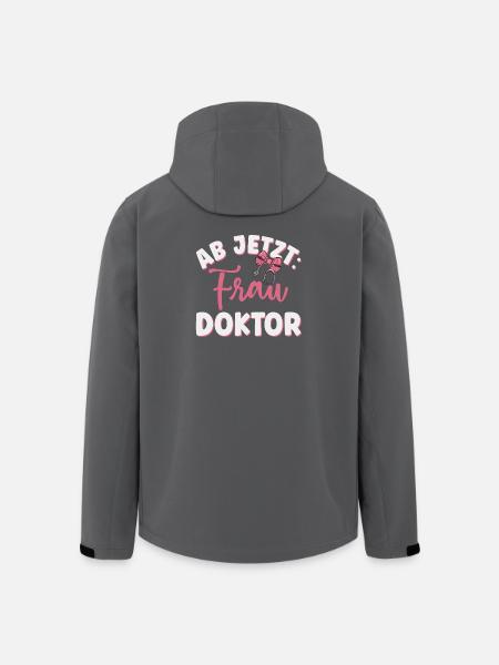 Ärztin Frau Doktor - Recycelte Männer Softshell-Jacke von Stanley/Stella - Schwarz