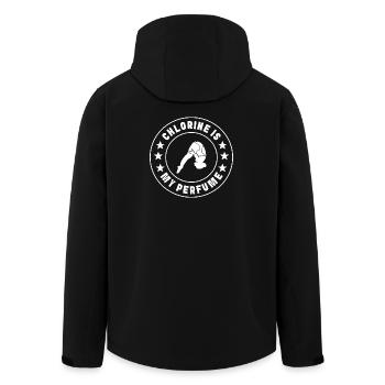 Diving diving board - Men’s Recycled Softshell Jacket by Stanley/Stella - black - Back - AI Model Male 185 light (185cm)