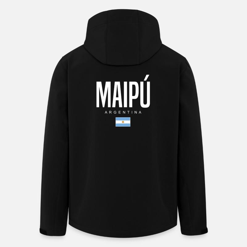 Maipú Argentinien Argentinier - Recycelte Männer Softshell-Jacke von Stanley/Stella - Schwarz