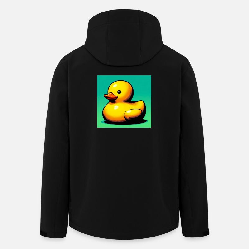 Duckling Duck Duck Duck - Men’s Recycled Softshell Jacket by Stanley/Stella - black