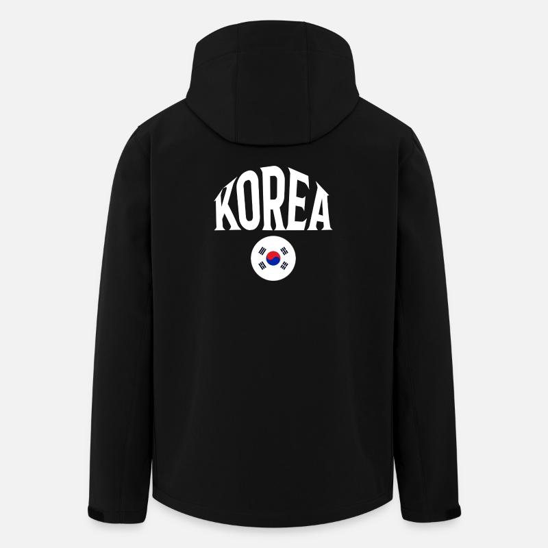 Korea - Men’s Recycled Softshell Jacket by Stanley/Stella - black