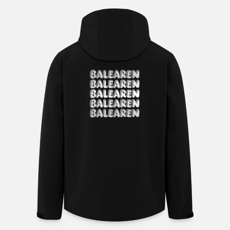 Reise Balearen - Recycelte Männer Softshell-Jacke von Stanley/Stella - Schwarz