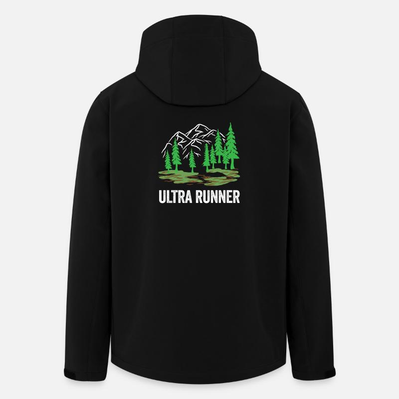 Ultra-Läufer - Recycelte Männer Softshell-Jacke von Stanley/Stella - Schwarz
