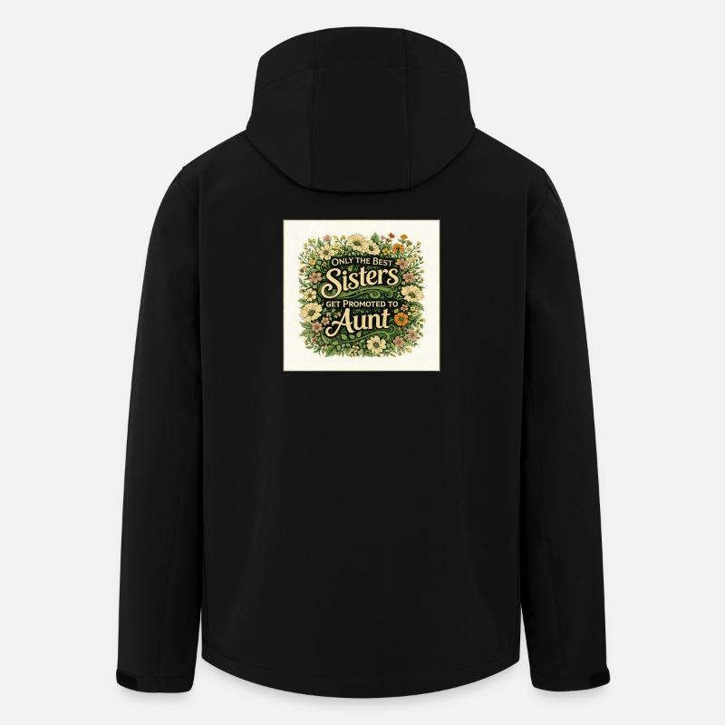 Sisters Get Promoted to Aunt - Men’s Recycled Softshell Jacket by Stanley/Stella - black