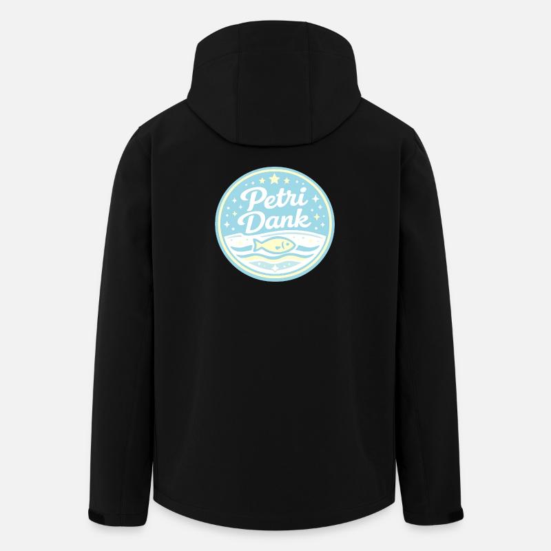 Petri thanks to sea wave - Men’s Recycled Softshell Jacket by Stanley/Stella - black