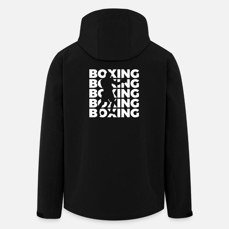 Boxing - Men’s Recycled Softshell Jacket by Stanley/Stella - black