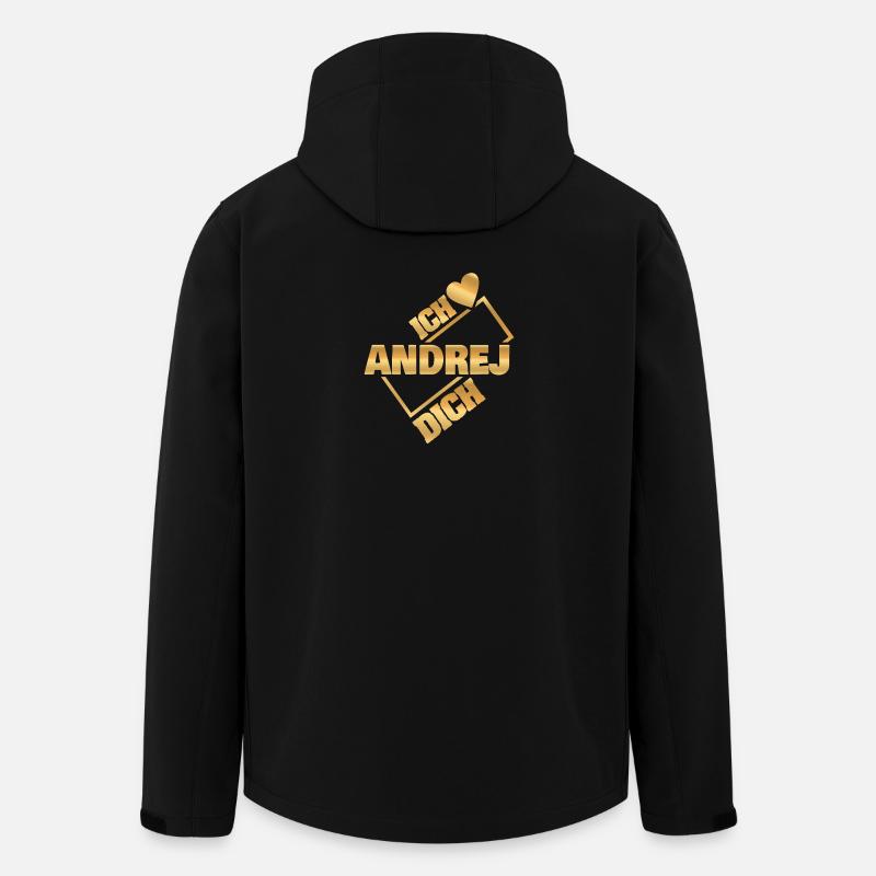 Andrej - Men’s Recycled Softshell Jacket by Stanley/Stella - black