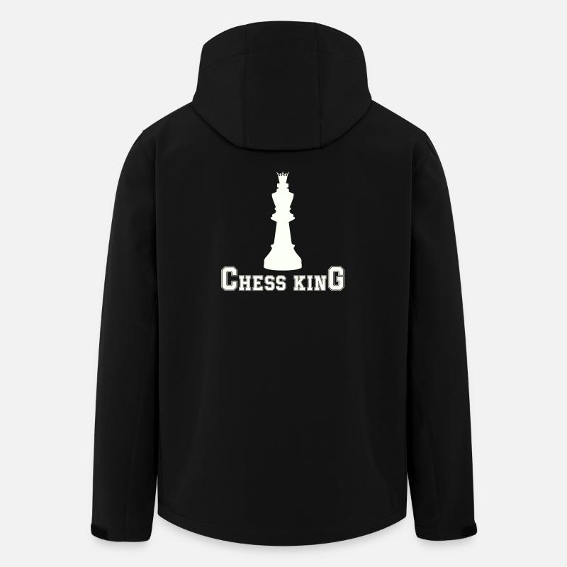 chess_king - Veste softshell homme en polyester recyclé Stanley/Stella - noir