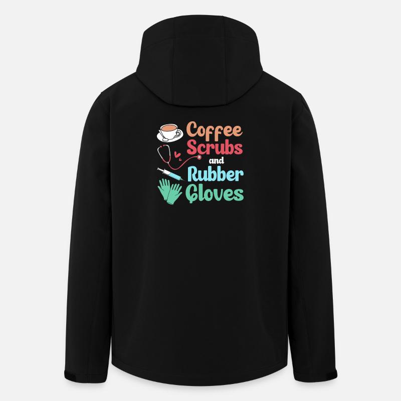 MFA Medizin Mediziner Kaffee - Recycelte Männer Softshell-Jacke von Stanley/Stella - Schwarz