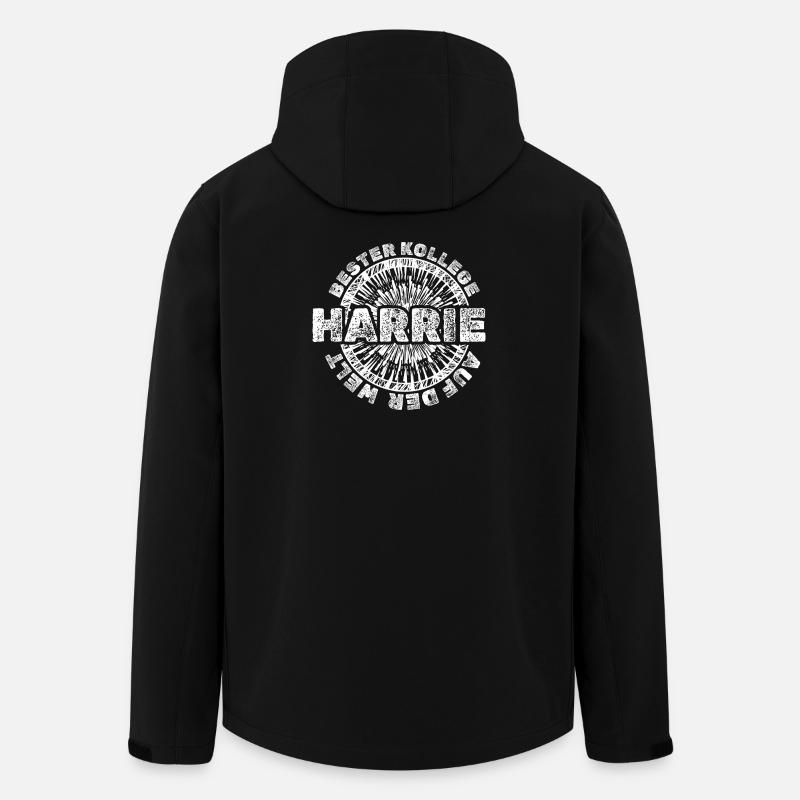 Harrie as a gift - Men’s Recycled Softshell Jacket by Stanley/Stella - black