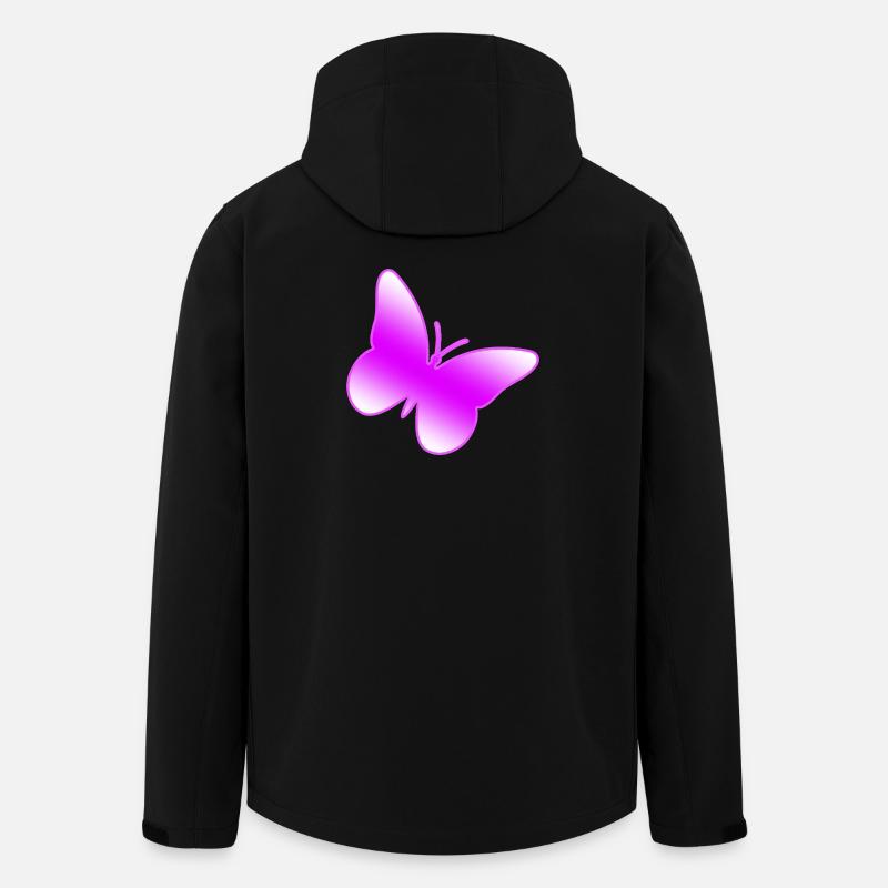 Butterfly - Men’s Recycled Softshell Jacket by Stanley/Stella - black