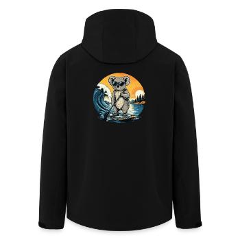 Paddleboard Koala SUP Paddleboard Stand Up paddle - Veste softshell homme en polyester recyclé Stanley/Stella - noir - Dos - AI Model Male 185 light (185cm)