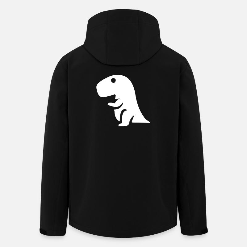 Baby Dino - Recycelte Männer Softshell-Jacke von Stanley/Stella - Schwarz