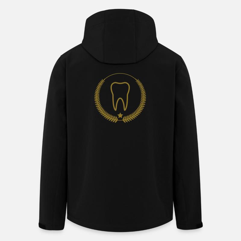 Dentist / Zahnarzt / Dentiste - Recycelte Männer Softshell-Jacke von Stanley/Stella - Schwarz