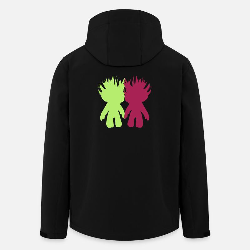Trolle Für Immer - Recycelte Männer Softshell-Jacke von Stanley/Stella - Schwarz