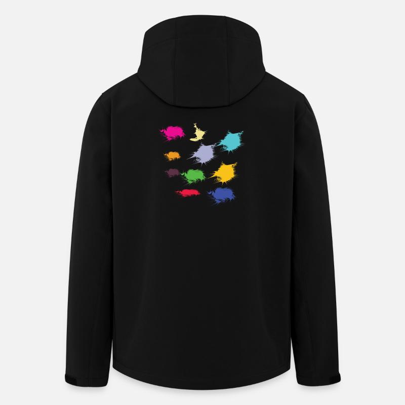 artist - Veste softshell homme en polyester recyclé Stanley/Stella - noir
