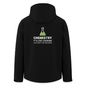 La chimie, c’est comme la cuisine - Veste softshell homme en polyester recyclé Stanley/Stella - noir - Dos - AI Model Male 185 light (185cm)