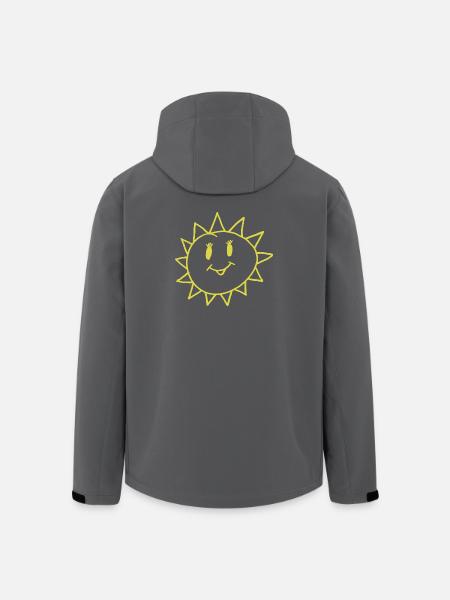 Sun - Men’s Recycled Softshell Jacket by Stanley/Stella - black
