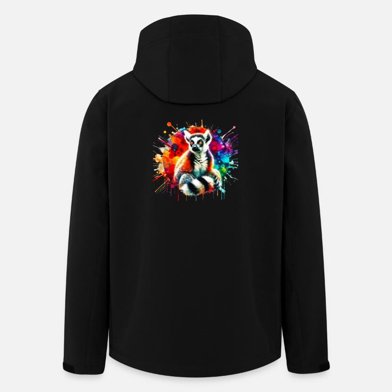 Lemur - Men’s Recycled Softshell Jacket by Stanley/Stella - black