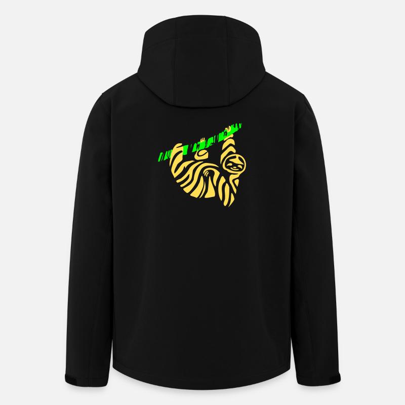 Faultier - Recycelte Männer Softshell-Jacke von Stanley/Stella - Schwarz