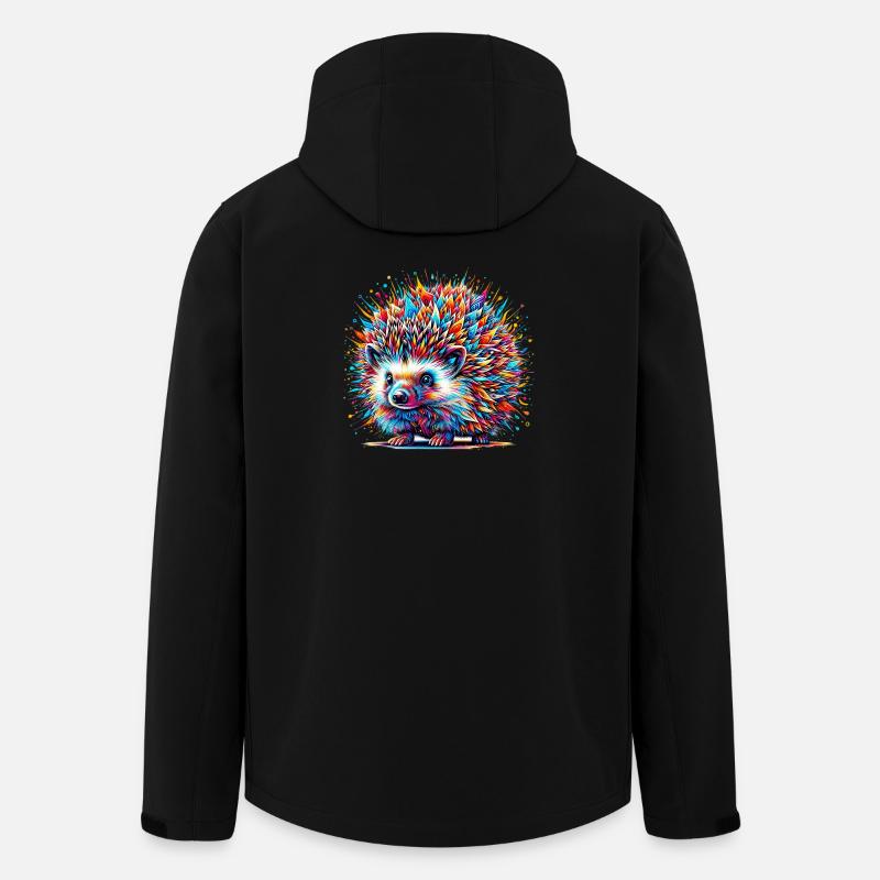 Hedgehog - Men’s Recycled Softshell Jacket by Stanley/Stella - black
