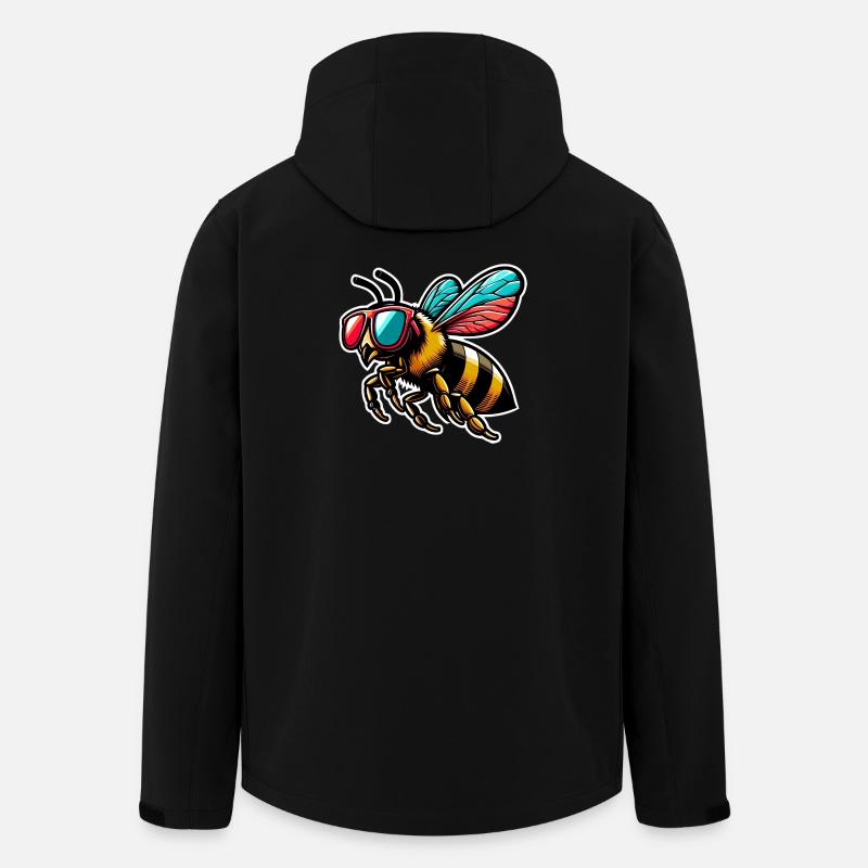 Bee - Men’s Recycled Softshell Jacket by Stanley/Stella - black