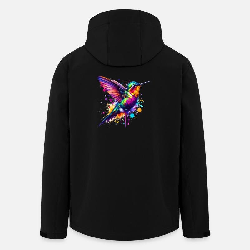 Colibri - Veste softshell homme en polyester recyclé Stanley/Stella - noir
