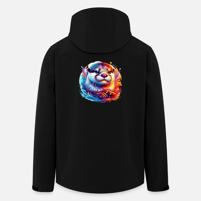 Otter - Recycelte Männer Softshell-Jacke von Stanley/Stella - Schwarz