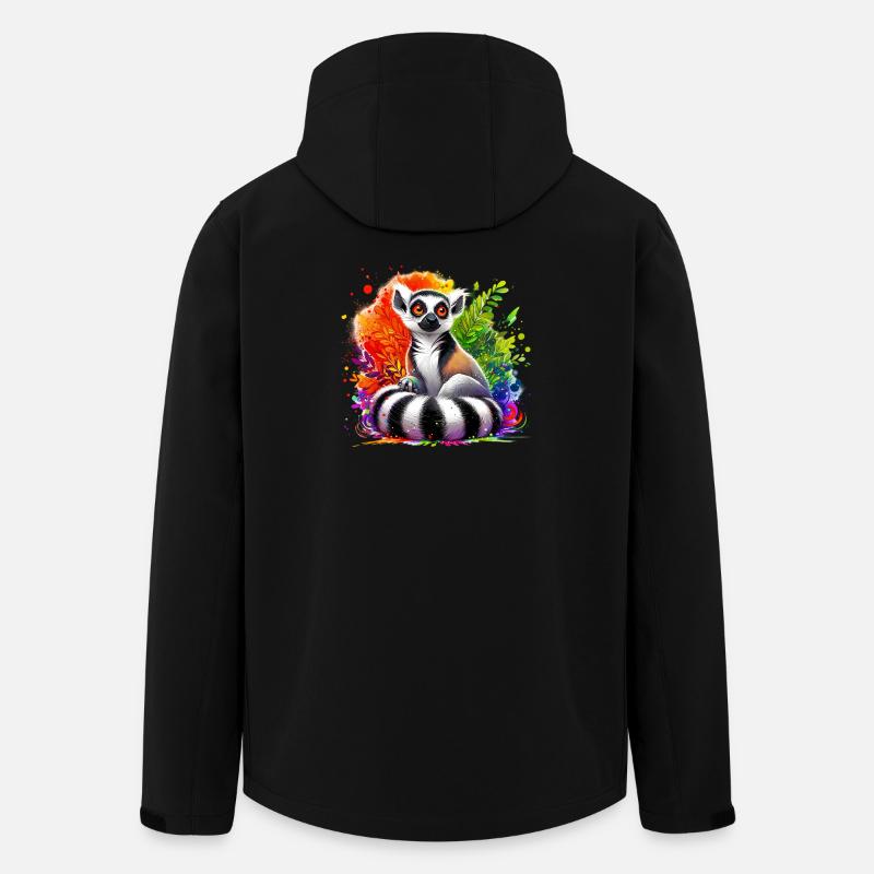 Lemur - Recycelte Männer Softshell-Jacke von Stanley/Stella - Schwarz