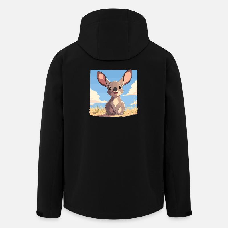 Wallabys Wallaby - Recycelte Männer Softshell-Jacke von Stanley/Stella - Schwarz