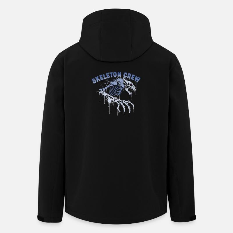 Skeleton Werewolf Graffiti - Men’s Recycled Softshell Jacket by Stanley/Stella - black