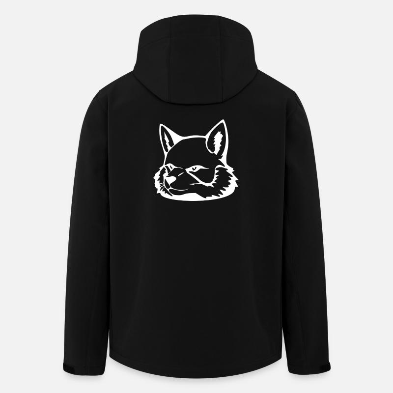 Fuchs - Recycelte Männer Softshell-Jacke von Stanley/Stella - Schwarz